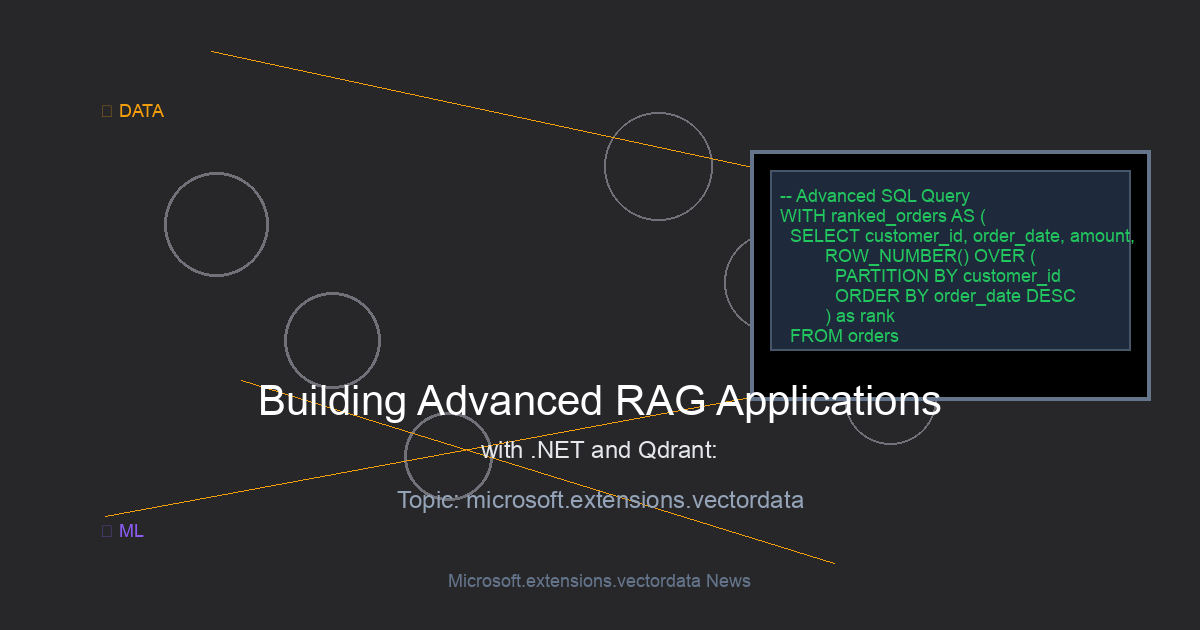 Building Advanced RAG Applications with .NET and Qdrant: A Deep Dive into Microsoft.Extensions.VectorData