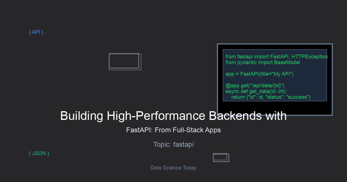 Building High-Performance Backends with FastAPI: From Full-Stack Apps to AI Model Serving