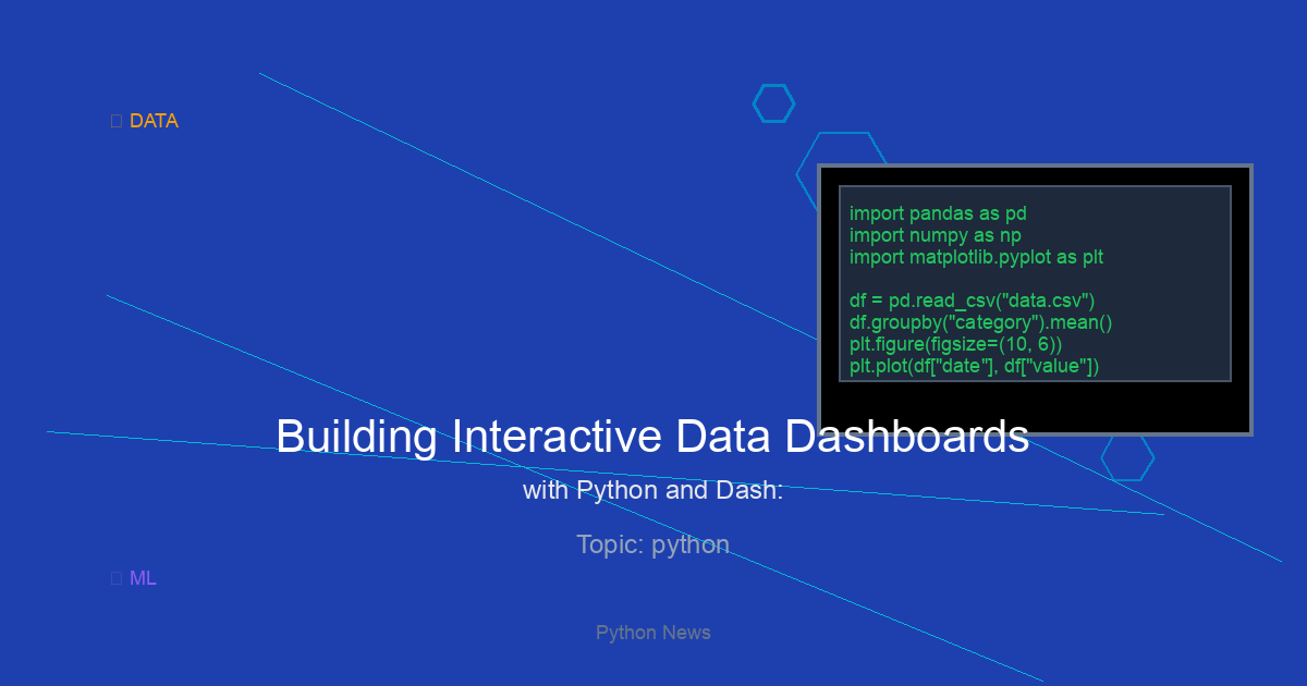 Building Interactive Data Dashboards with Python and Dash: A Comprehensive Guide
