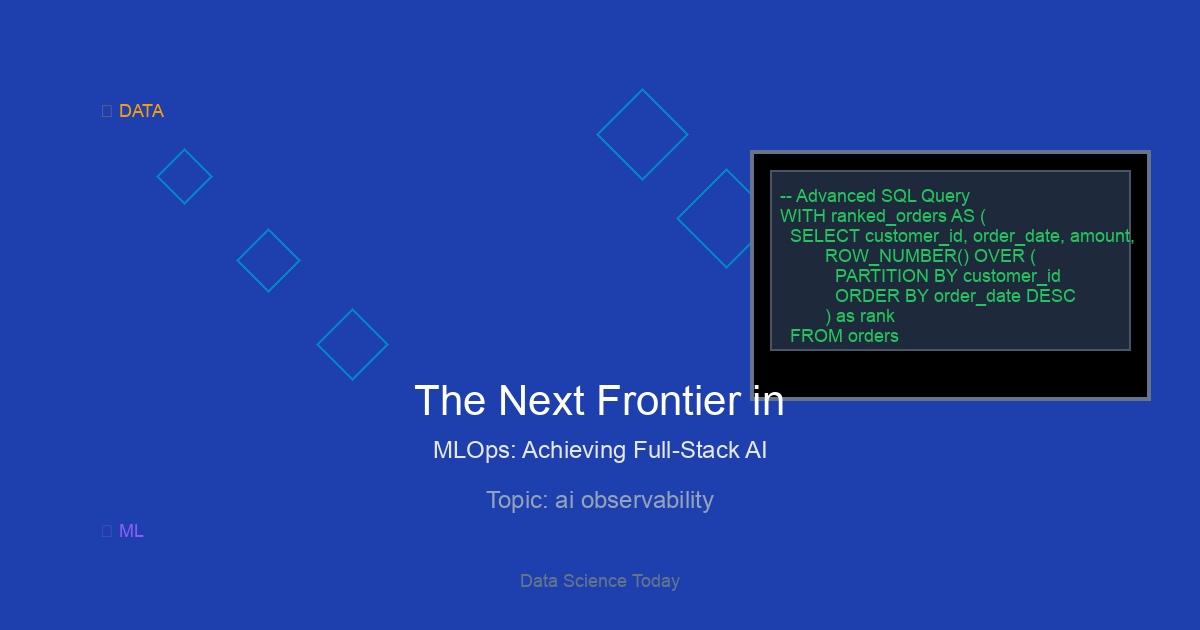 The Next Frontier in MLOps: Achieving Full-Stack AI Observability with Structured Telemetry