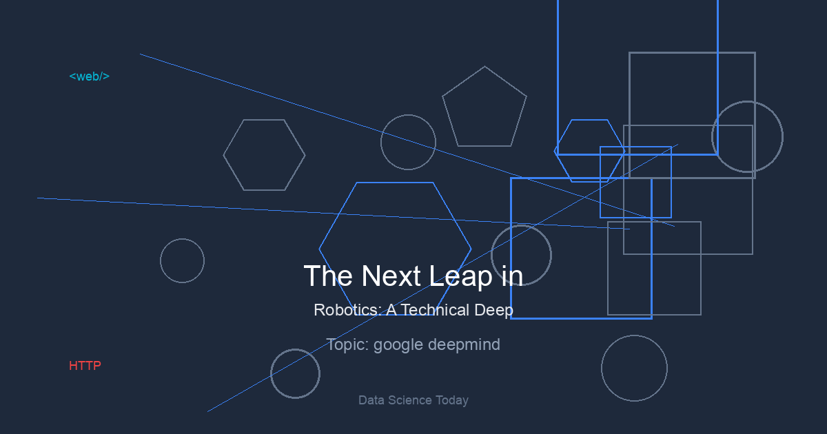 The Next Leap in Robotics: A Technical Deep Dive into Google DeepMind’s Web-Enabled Agents