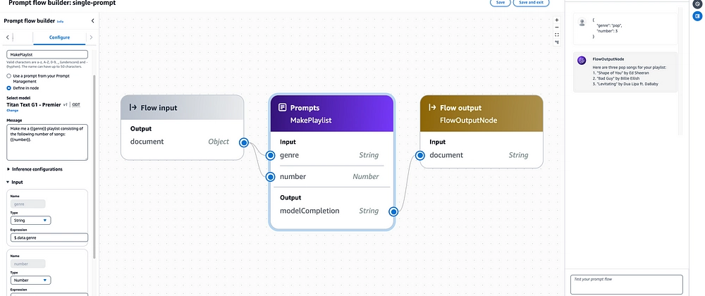 Amazon Bedrock Flows interface - Amazon Bedrock Flows: Now Generally Available with Enhanced Safety ...