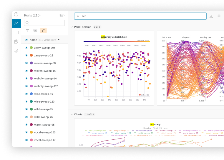Weights & Biases interface - Weights & Biases: The AI Developer Platform