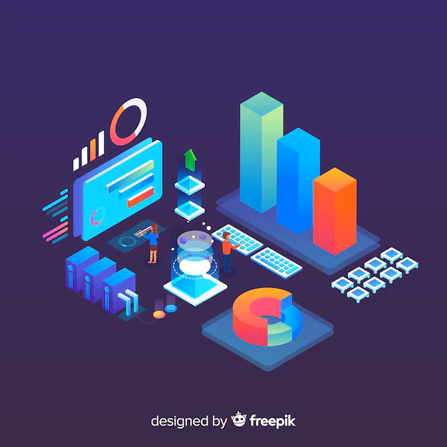 Vector database visualization - Data visualization | Free Vector