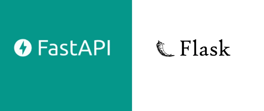 Flask vs FastAPI logo - FastAPI vs Flask: Key Differences and Use Cases - DEV Community