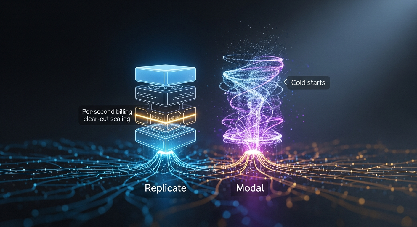 Replicate vs Modal for image-generation APIs: per-second billing, autoscaling, cold-start