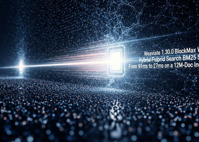 Weaviate 1.30.0 BlockMax WAND: Hybrid Search BM25 Stage Dropped
