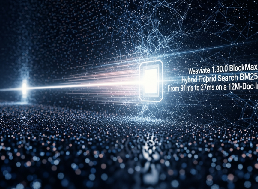 Weaviate 1.30.0 BlockMax WAND: Hybrid Search BM25 Stage Dropped